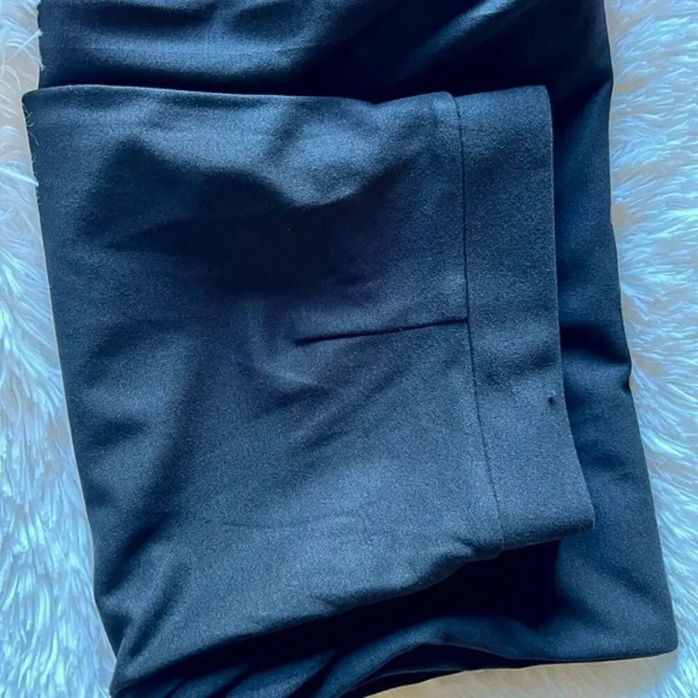 Anne Klein Wide Leg Black Dress Pants M - Picture 9 of 14
